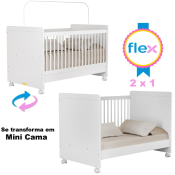 Berço Americano Baby Style Bela Branco 