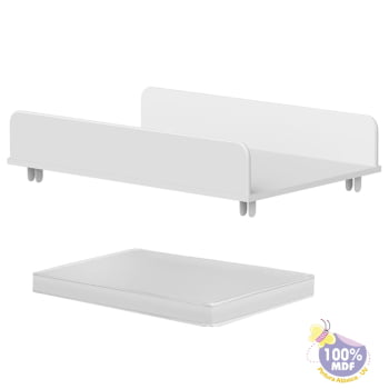 Trocador Universal Berço Americano de Bebê kids Bela Branco 